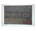 Plaque pour le Centre de Loisirs Gavron - Ménerbes